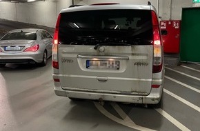 Polizei Bielefeld: POL-BI: Uneinsichtig: Van sichergestellt