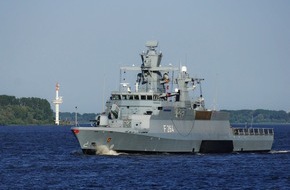 Presse- und Informationszentrum Marine: Korvette "Ludwigshafen am Rhein" läuft zu EU-Einsatz aus