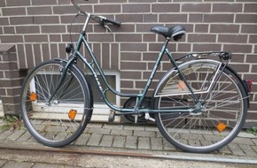 Polizei Steinfurt: POL-ST: Steinfurt-Borghorst, Fahrradhalter gesucht Grünes Damenrad stammt aus Straftat