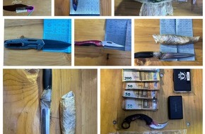 Polizei Hamburg: POL-HH: 250109-2 Gemeinsame Pressemitteilung der Polizei Hamburg und der Bundespolizei zur Kontrolle des Waffenverbots im ÖPNV