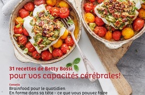 Betty Bossi: Nouveau magazine «santé & intelligence» avec 31 recettes de Brainfood pour optimiser les performances du cerveau