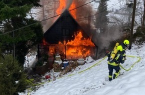 Freiwillige Feuerwehr Stadt Nideggen: FW Nideggen: Wohnhausbrand in Abenden