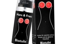 MyVitalSkin GmbH & Co KG: Hans & Franz / Lotion für natürlich schöne Brüste und ein glatteres Dekolleté