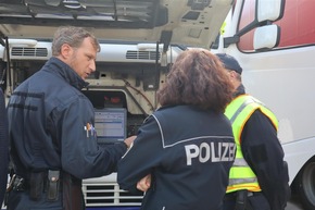 POL-VDKO: Polizei kontrolliert den gewerblichen Güterverkehr - Mehrfach mussten LKW wegen erheblicher Verstöße aus dem Verkehr gezogen werden
