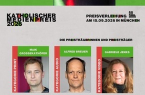 Deutsche Bischofskonferenz: Katholischer Medienpreis 2026 - Die Preistr&auml;gerinnen und Preistr&auml;ger