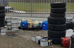 Bundespolizeiinspektion Flensburg: BPOL-FL: Polnischer Fahrer mit Altbatterien in überladenem Kastenwagen gestoppt