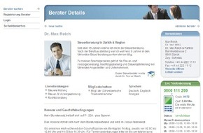 Dr. Tax: Dr. Tax Beraterplattform bringt Steuer-Experten mit Kunden zusammen