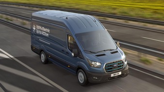 Ab sofort bestellbar: Neuer Ford E-Transit mit größerer Batterie und erhöhter Reichweite