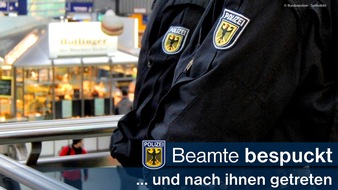 Bundespolizeidirektion München: Bundespolizeidirektion München: Beamte bespuckt und nach ihnen getreten: 19-Jähriger ohne aufenthaltslegitimierende Dokumente