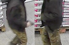 Polizei Coesfeld: POL-COE: Dülmen, Lüdinghauser Straße/Nach versuchtem Raub auf Supermarkt-Polizei veröffentlicht Foto des Täters