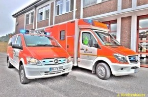 Feuerwehr Mönchengladbach: FW-MG: Sturz im Haus - Rettung mittels Drehleiter