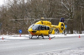 Kreisfeuerwehrverband Segeberg: FW-SE: Drei Verletzte durch Verkehrsunfall auf der Bundesstra&szlig;e 206