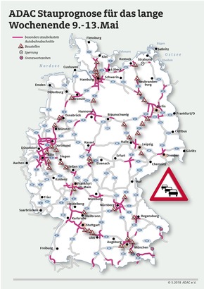 Der Pfingsturlaub Beginnt Im Stau / ADAC Stauprognose Für 18. Bis 21 ...