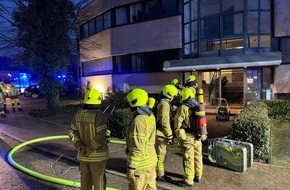 Feuerwehr Ratingen: FW Ratingen: Kellerbrand in Ratingen-Lintorf