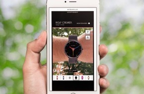Clipcentric GmbH: Uhren-Anprobe mit einem Klick: Deutsche Uhrenmarke Rolf Cremer startet erstmals Augmented-Reality-Display-Werbung / Ad-Tech-Dienstleister Clipcentric baut maßgeschneiderte Lösung