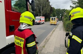 Feuerwehr Flotwedel: FW Flotwedel: Vermeintlicher Verkehrsunfall auf der Hauptstraße in Wienhausen