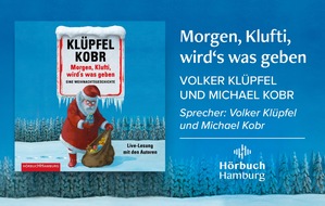 Hörbuch Hamburg: Im neuen Hörbuch von Klüpfel und Kobr feiert Kult-Kommissar Kluftinger Weihnachten