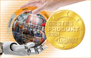 EUROEXPO Messe- und Kongress GmbH: LogiMAT BESTES PRODUKT 2021 für Spitzenleistungen der Intralogistik vergeben
