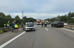 Polizeidirektion Neustadt/Weinstra&szlig;e: POL-PDNW: Verkehrsunfall auf A 65 f&uuml;hrt zu Stau im Berufsverkehr