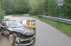 Polizeipräsidium Freiburg: POL-FR: Denzlingen: Verkehrsunfallflucht - Fahrzeug zurückgelassen