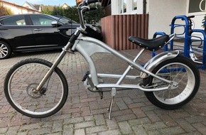 Polizeipräsidium Mannheim: POL-MA: Wiesloch/Rhein-Neckar-Kreis: "Lowrider"-Fahrrad gestohlen - Bild abrufbar - Zeugen gesucht!