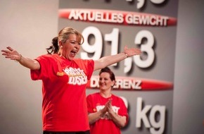 SAT.1: Bestwert! Halbfinale von "The Biggest Loser" erreicht 15,5 Prozent Marktanteil / Großes Prime-Time-Finale mit Dr. Christine Theiss und Matthias Killing am Mittwoch, 8. Mai 2013, um 20.15 Uhr, in SAT.1 (BILD)