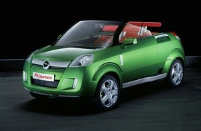 Opel Automobile GmbH: Innovative Kleinwagenstudie / Opel Frogster: Frische Ideen für nächste Autofahrer-Generation