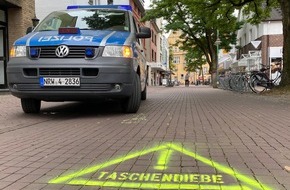 Polizei Gütersloh: POL-GT: Geben Sie Taschendieben keine Chance! Aktionen gegen Taschendiebe in der Gütersloher Innenstadt