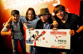 Coca-Cola Schweiz GmbH: Vier Brüder gewinnen den «MyCokemusic Soundcheck 2009»