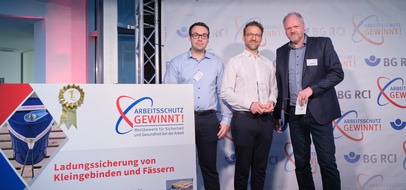 Berufsgenossenschaft Rohstoffe und chemische Industrie (BG RCI): Ideen, die Leben sch&uuml;tzen / BG RCI-Wettbewerb zeichnet innovative Projekte f&uuml;r Arbeitssicherheit aus