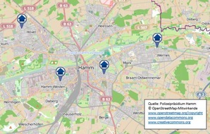 Polizeipräsidium Hamm: POL-HAM: Wohnungseinbruchs-Radar für die Woche vom 25. Februar bis zum 3. März 2019