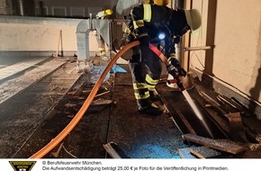 Feuerwehr München: FW-M: Vermeintlicher Kleinbrand weitet sich aus (Ludwigsvorstadt)