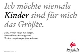 Swiss Life Deutschland: Swiss Life Deutschland startet Werbekampagne mit überraschenden Wendesätzen (FOTO)