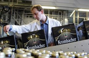 Krombacher Brauerei GmbH & Co.: Krombacher Gruppe wächst um 8,9% und damit um 496.000 Hektoliter auf aktuell 6,054 Mio. Hektoliter. Der Umsatz der Gruppe steigt um 9,1% auf 573,4 Mio. Euro.