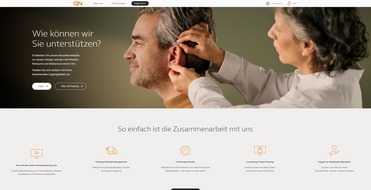 GN Hearing GmbH: Neue Akustiker-Website von GN Hearing: gnhearing.com mit bewährten und neuen digitalen Services für alle Partner von ReSound und Beltone