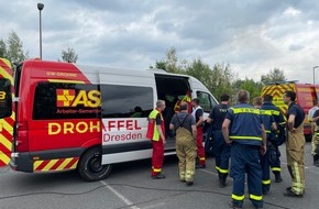 Feuerwehr Dresden: FW Dresden: Update zum Großbrand im Industriegelände