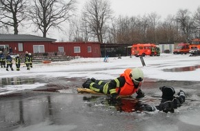 Landesfeuerwehrverband Schleswig-Holstein: FW-LFVSH: Landesfeuerwehrverband warnt vor trügerischem Eis