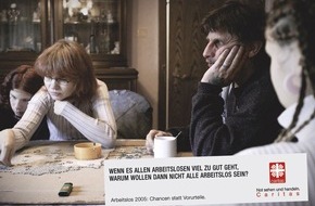Deutscher Caritasverband e.V.: Arbeitslos 2005: Chancen statt Vorurteile / Caritas engagiert sich für arbeitslose Menschen