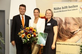 McDonald's Kinderhilfe Stiftung: Dana Schweiger engagiert sich für schwer kranke Kinder / Erfolgreiche Unternehmerin übernimmt Schirmherrschaft für das Ronald McDonald Haus Lübeck (mit Bild)