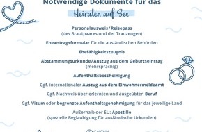 Urlaubsguru GmbH: Ja, ich will! Heiraten auf hoher See - so geht's