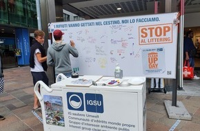 IG saubere Umwelt IGSU: Comunicato stampa: «Uniti contro il littering: azione presso l'area di servizio di Bellinzona»