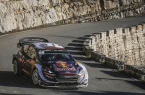 Ford-Werke GmbH: Vorjahressieg wiederholt: Sébastien Ogier/Julien Ingrassia gewinnen im Ford Fiesta WRC die Rallye Monte Carlo