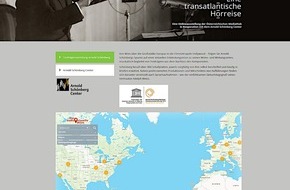 Arnold Schönberg Center: Online-Ausstellung „Schönberg. Eine transatlantische Hörreise“ auf www.mediathek.at/schoenberg