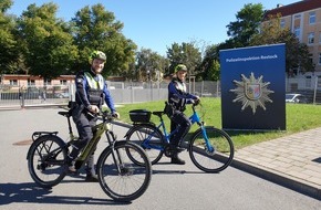 Polizeiinspektion Rostock: POL-HRO: Polizeiinspektion Rostock startet mit Beginn der Schwerpunktkontrollen "Zweiradfahrer" einen Test für Fahrräder als Einsatzmittel