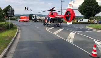 Polizeiinspektion Hildesheim: POL-HI: Verkehrsunfall mit schwerverletzten Radfahrer