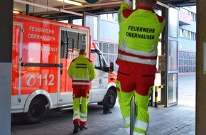 Feuerwehr Oberhausen: FW-OB: Finger eingeklemmt - Feuerwehr befreit Kind