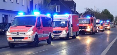 Feuerwehr Bottrop: FW-BOT: Gefahrstoffunfall in Bottrop-Ebel, sechs Verletzte ins Krankenhaus transportiert