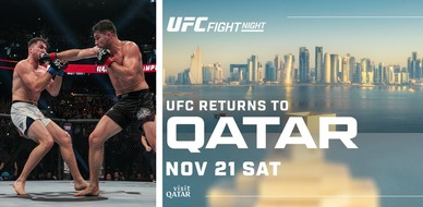 Visit Qatar: UFC Fight Night kehrt am 21. November 2026 nach Doha zur&uuml;ck