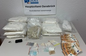 Hauptzollamt Osnabrück: HZA-OS: Spürhund Cracker hatte den richtigen Riecher; Osnabrücker Zoll stellt Drogen im Wert von rund 120.000 Euro sicher