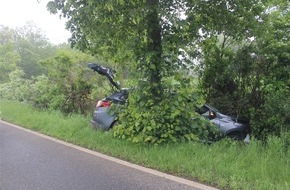 Polizei Düren: POL-DN: Unfall nach Sekundenschlaf